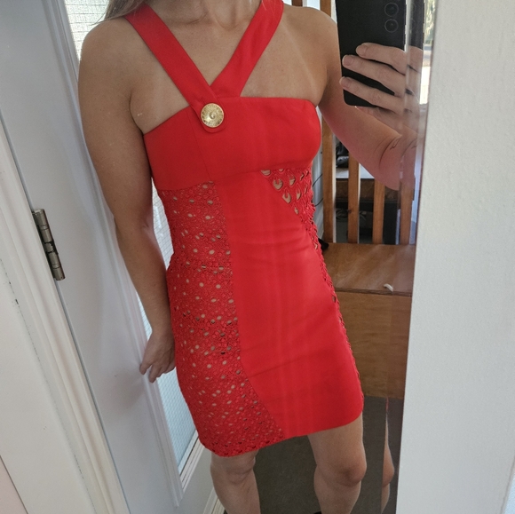 Beautiful red dress Versace × H&M - Picture 3 of 7